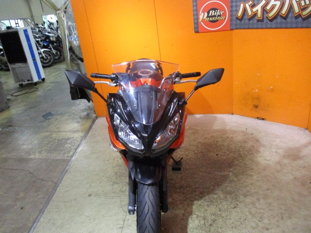 フロントから見てもこの通り状態グッド！この迫力の２眼スタイルはかっこいいですよね！！